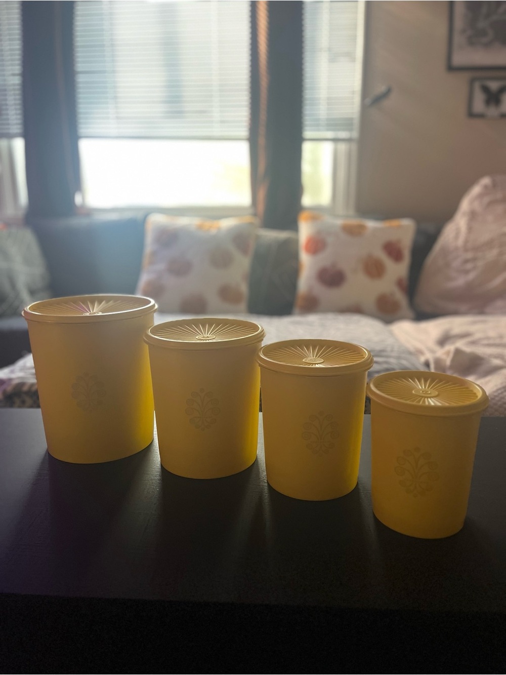 Vintage Yellow Kitchen Tupperware Set - Servalier